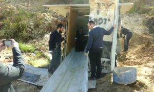 בבניית המקוה הראשון באר יוסף