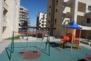 גינה פרטית לבניין בפרויקט נתיב הר יוה